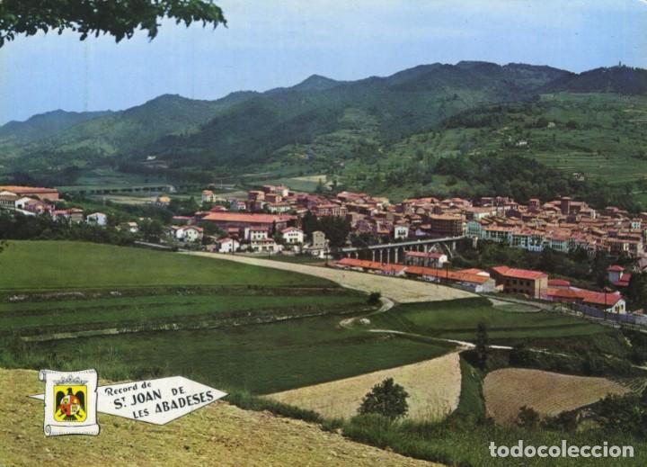 Cartoline: m07636 Sant Joan De Las Abadeses Vista General 1965 Pergamino N&ordm;504