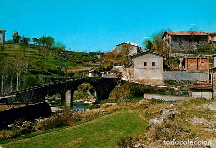 Cartes Postales: m07717 Santa Maria De Corco vista parcial y puente viejo hostal l'esquirol 1969 zerkowitz