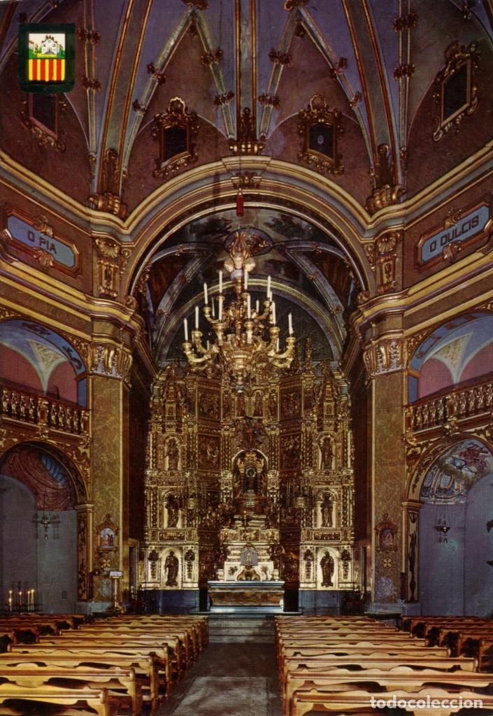 Postais: m07730 Santuari De La Gleva Santuario Y Altar 1966 Escudo De Oro N&ordm;2789