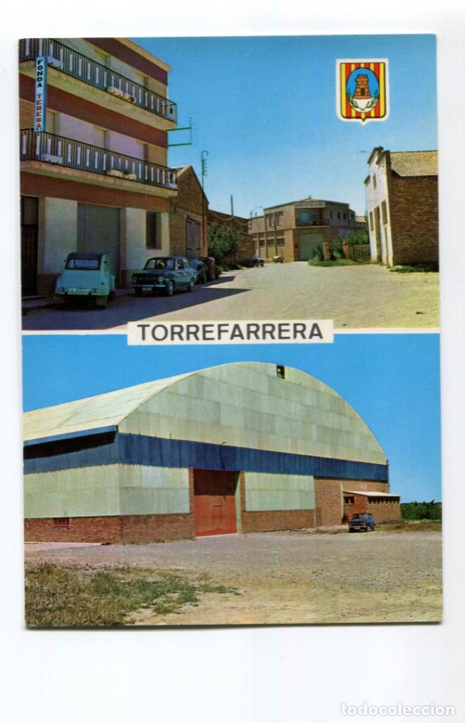 Postais: m07737 Torrefarrera Vista Parcial Calle Mayor 1970 Vista Crom N&ordm;3 seat 850 2cv