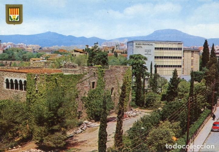 Postales: m07758 7531 Terrassa Castillo Cartuja De Vallparadis Museo Textil 1974 Escudo De Oro N&ordm;30 mini