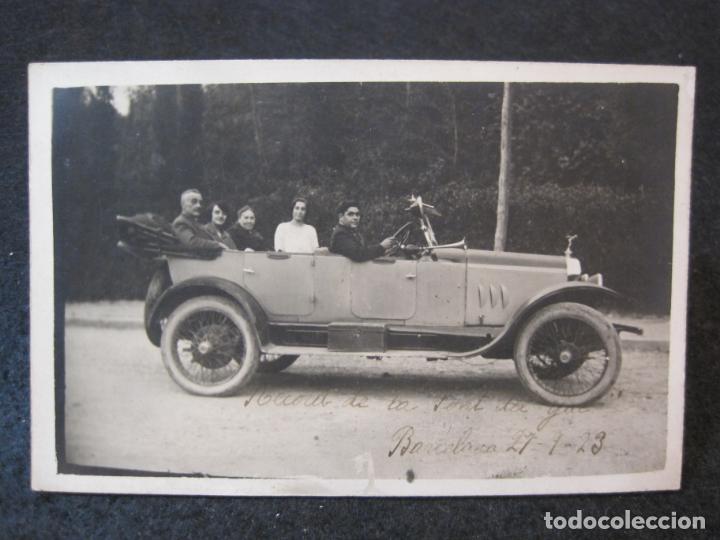 Postcards: BARCELONA-RECORD DE LA FONT DEL GAT-COCHE-FOTOGRAFICA-POSTAL ANTIGUA-(82.579)