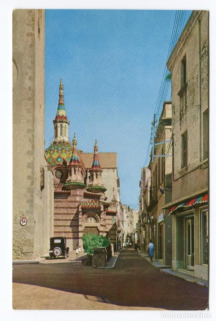 Postales: m07049 Lloret calle iglesia 1961 cedag n&ordm;154 automovil