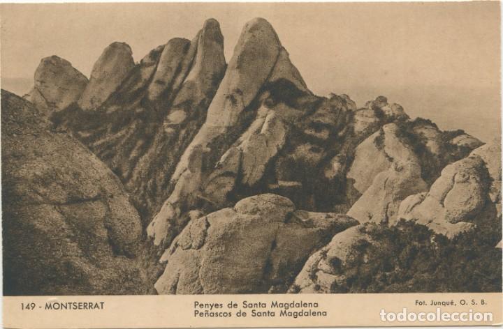 Postales: Postal &rdquo;Montserrat, Penyes de Santa Magdalena&rdquo; (Circulada)