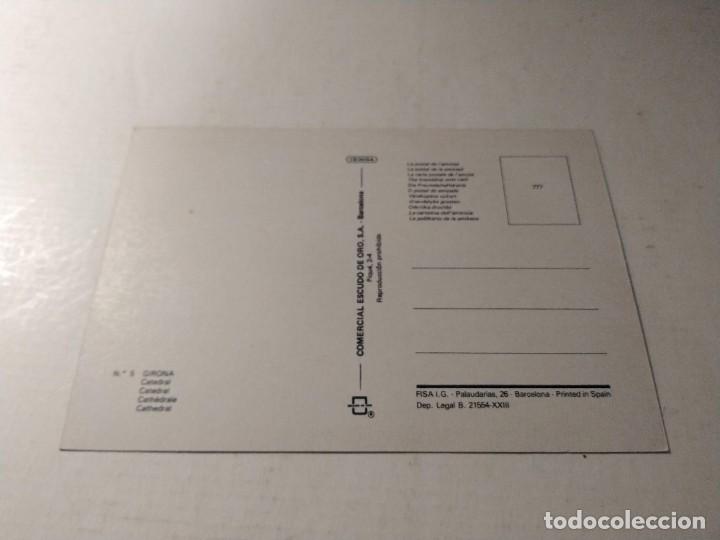 Postales: GIRON&Egrave;S - POSTAL GERONA - CATEDRAL - Foto 2