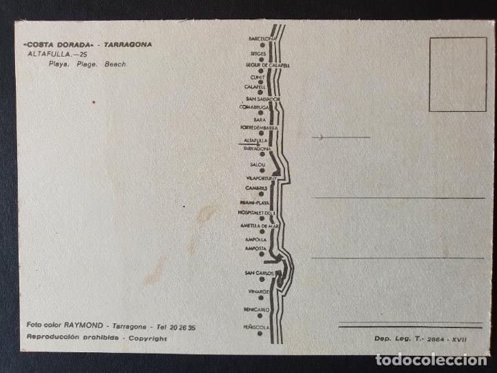Postales: POSTAL ALTAFULLA (ORIGINAL SIN CIRCULAR) - Foto 2