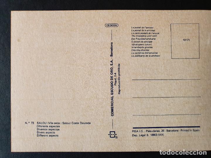 Postales: POSTAL SALOU (ORIGINAL SIN CIRCULAR) - Foto 2