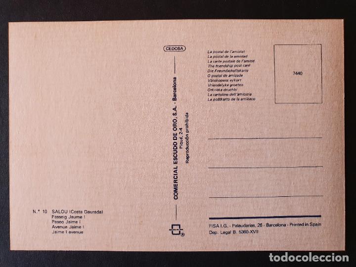 Postales: POSTAL SALOU (ORIGINAL SIN CIRCULAR) - Foto 2