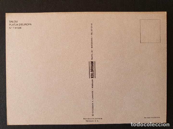 Postales: POSTAL SALOU (ORIGINAL SIN CIRCULAR) - Foto 2