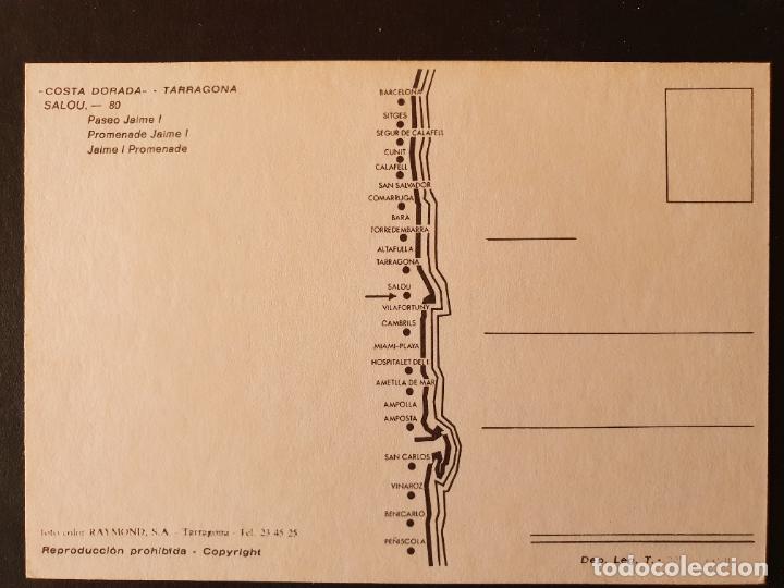 Postales: POSTAL SALOU (ORIGINAL SIN CIRCULAR) - Foto 2