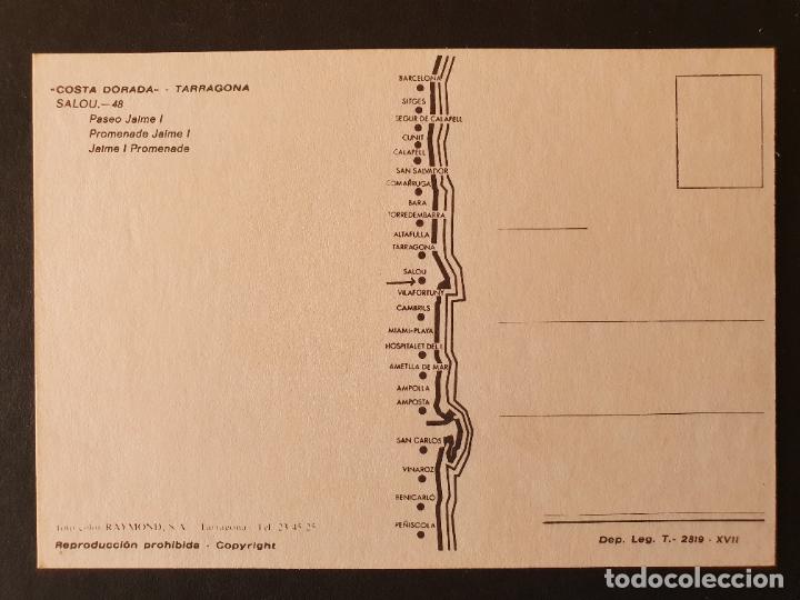 Postales: POSTAL SALOU (ORIGINAL SIN CIRCULAR) - Foto 2