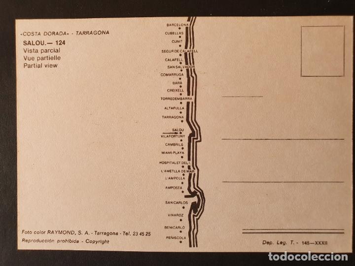Postales: POSTAL SALOU (ORIGINAL SIN CIRCULAR) - Foto 2