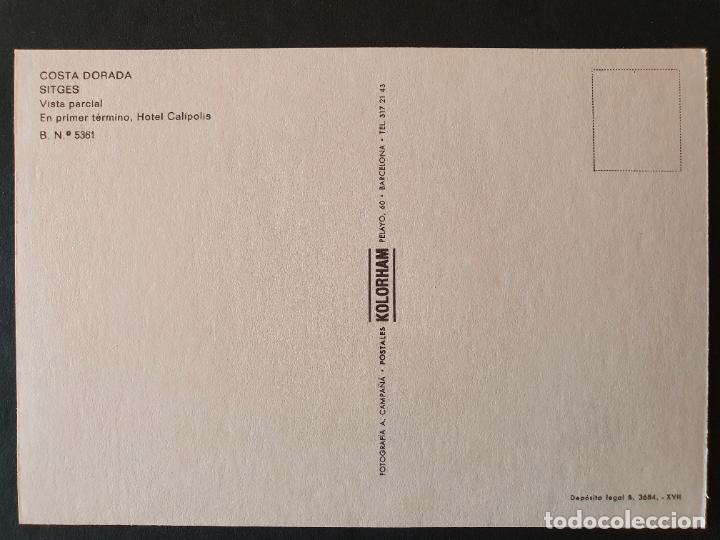 Postales: POSTAL SITGES (ORIGINAL SIN CIRCULAR) - Foto 2