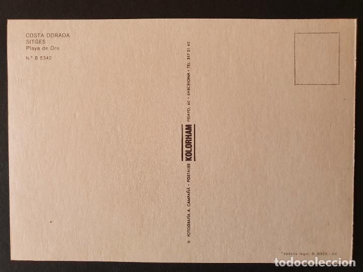 Postales: POSTAL SITGES (ORIGINAL SIN CIRCULAR) - Foto 2