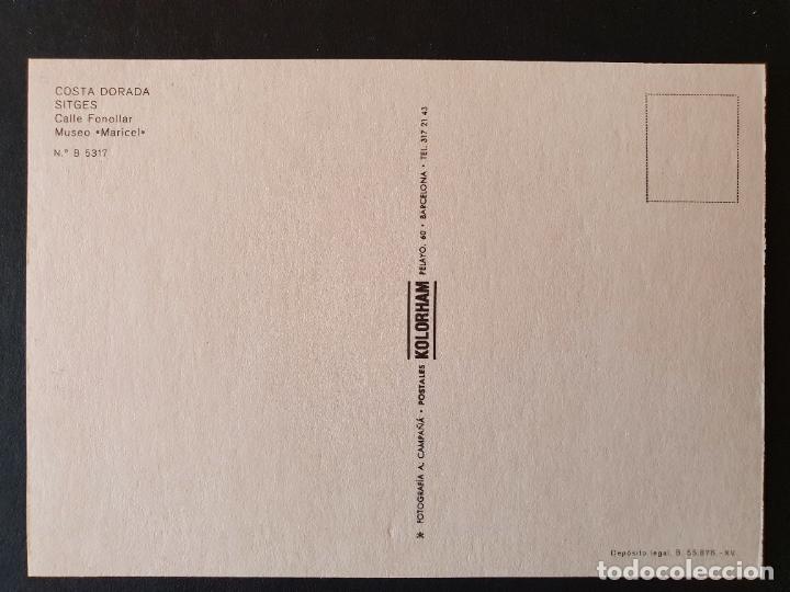 Postales: POSTAL SITGES (ORIGINAL SIN CIRCULAR) - Foto 2