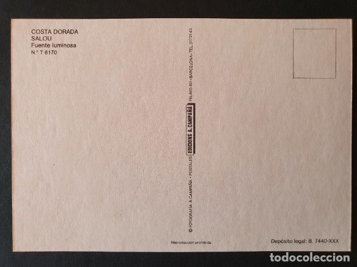 Postales: POSTAL SALOU (ORIGINAL SIN CIRCULAR) - Foto 2