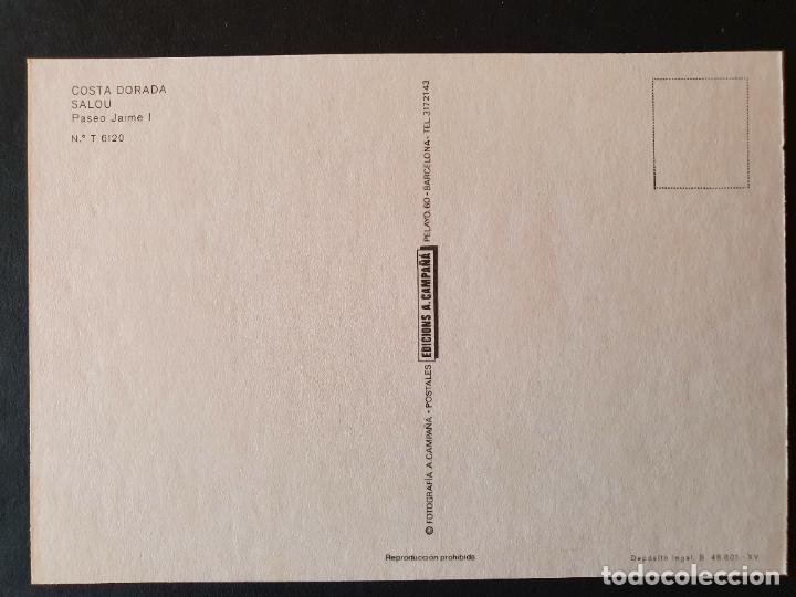 Postales: POSTAL SALOU (ORIGINAL SIN CIRCULAR) - Foto 2