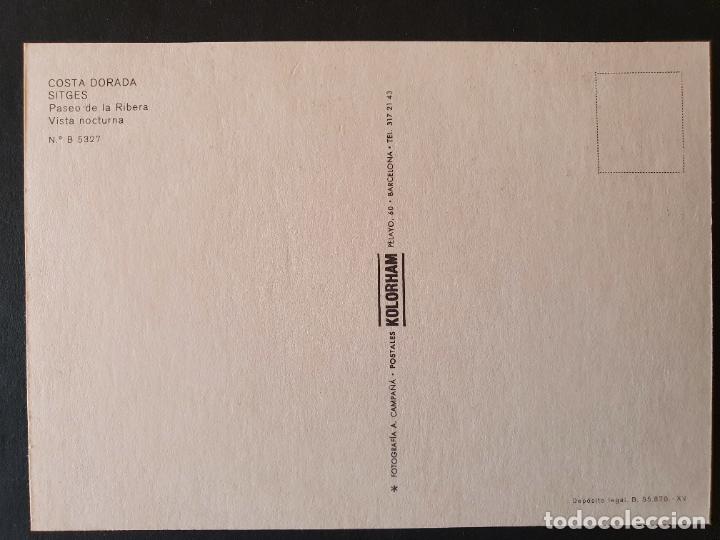 Postales: POSTAL SITGES (ORIGINAL SIN CIRCULAR) - Foto 2