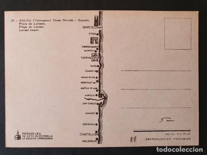Postales: POSTAL SALOU (ORIGINAL SIN CIRCULAR) - Foto 2