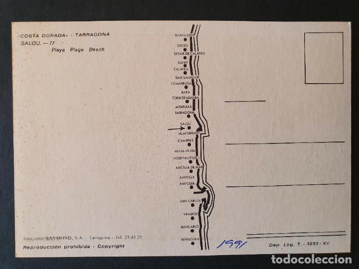 Postales: POSTAL SALOU (ORIGINAL SIN CIRCULAR) - Foto 2