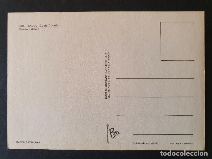 Postales: POSTAL SALOU (ORIGINAL SIN CIRCULAR) - Foto 2