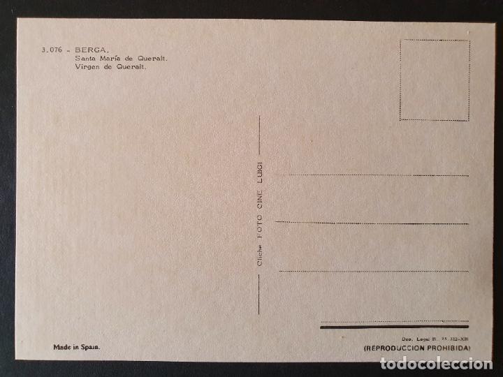 Postales: POSTAL BERGA (ORIGINAL SIN CIRCULAR) - Foto 2