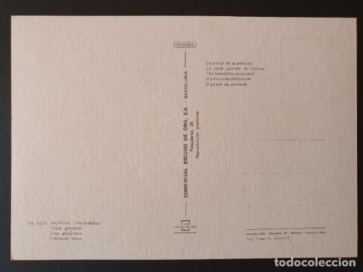 Postales: POSTAL BERGA (ORIGINAL SIN CIRCULAR) - Foto 2