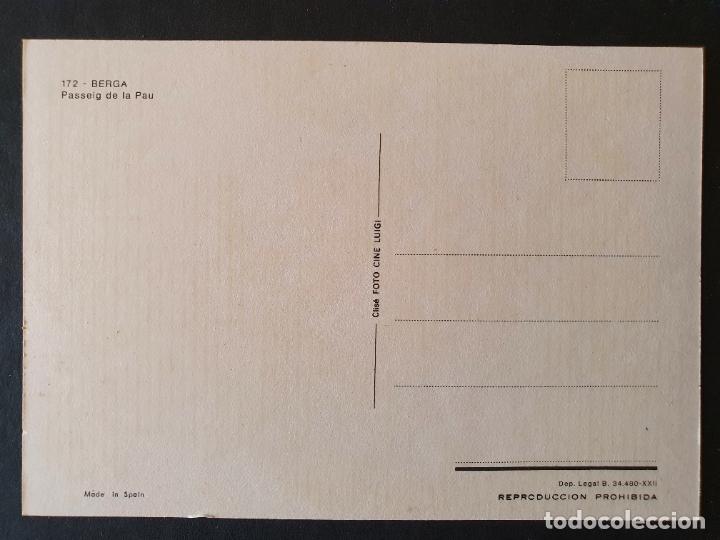 Postales: POSTAL BERGA (ORIGINAL SIN CIRCULAR) - Foto 2