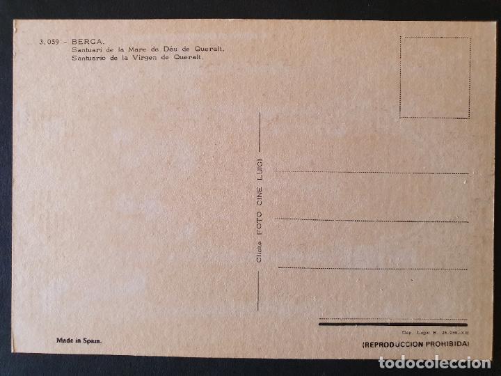 Postales: POSTAL BERGA (ORIGINAL SIN CIRCULAR) - Foto 2