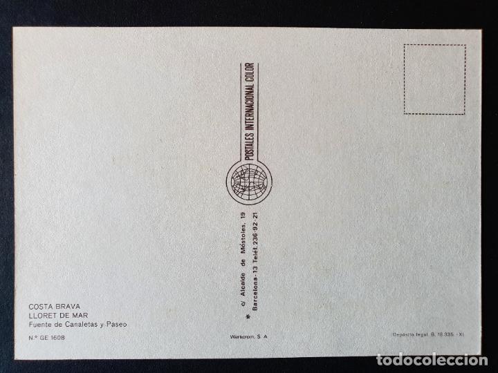 Postales: POSTAL LLORET DE MAR (ORIGINAL SIN CIRCULAR) - Foto 2