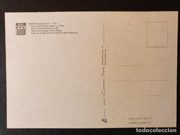 Postales: POSTAL ROSES (ORIGINAL SIN CIRCULAR) - Foto 2