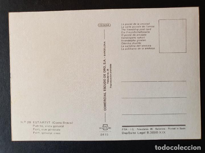 Postales: POSTAL LESTARTIT (ORIGINAL SIN CIRCULAR) - Foto 2