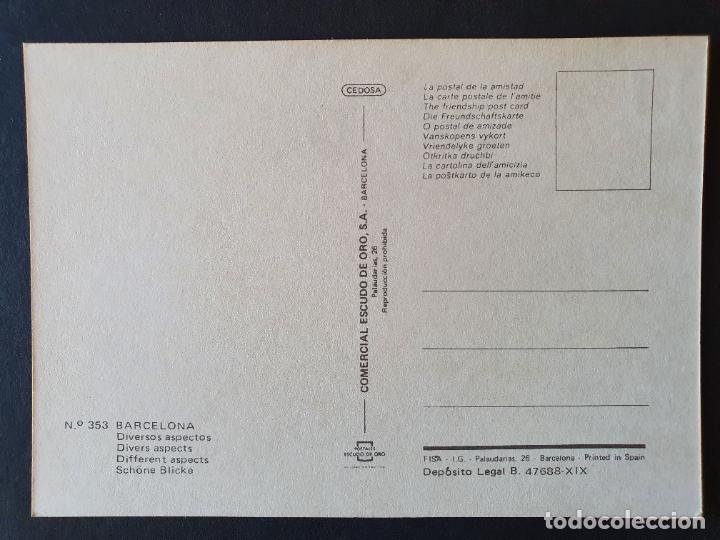 Postales: POSTAL BARCELONA (ORIGINAL SIN CIRCULAR) - Foto 2