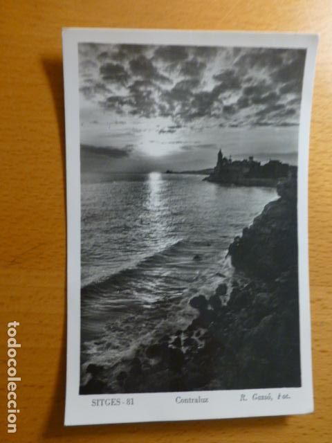 Postales: SITGES BARCELONA CONTRALUZ - Foto 1