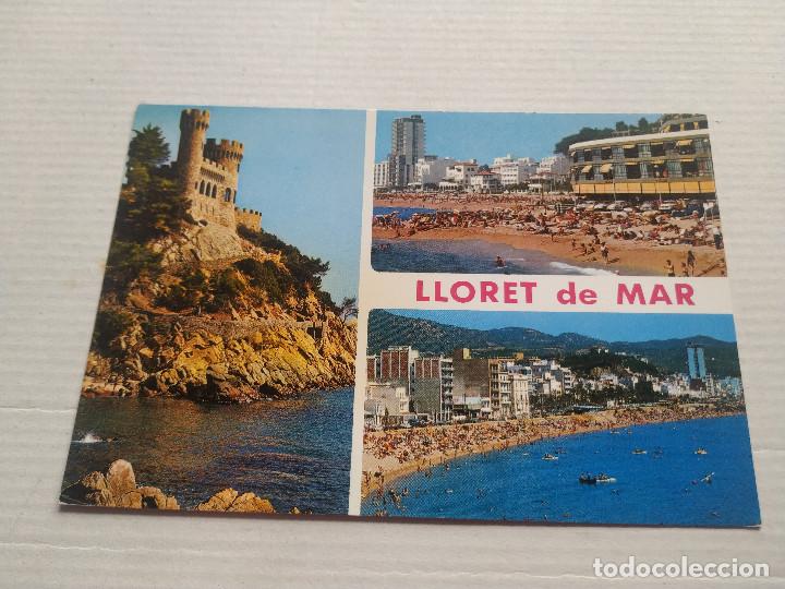 Postales: LA SELVA - POSTAL LLORET DE MAR - CASTILLO - PLAYA - Foto 1