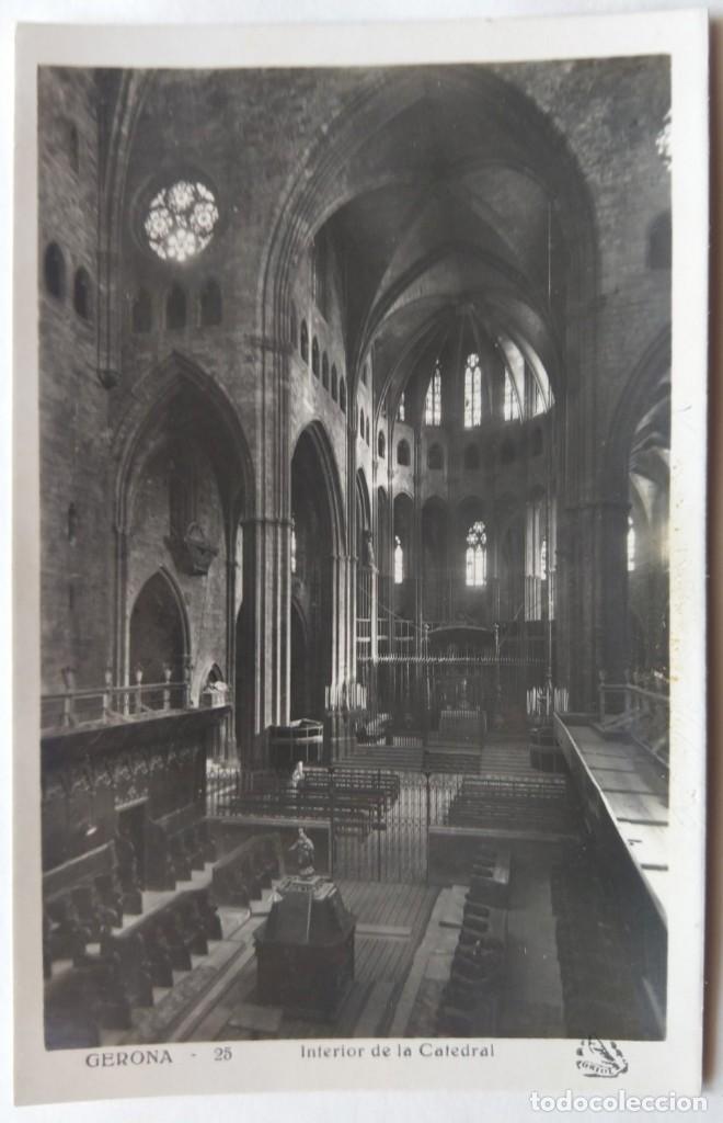 Postales: GERONA INTERIOR CATEDRAL - Foto 1