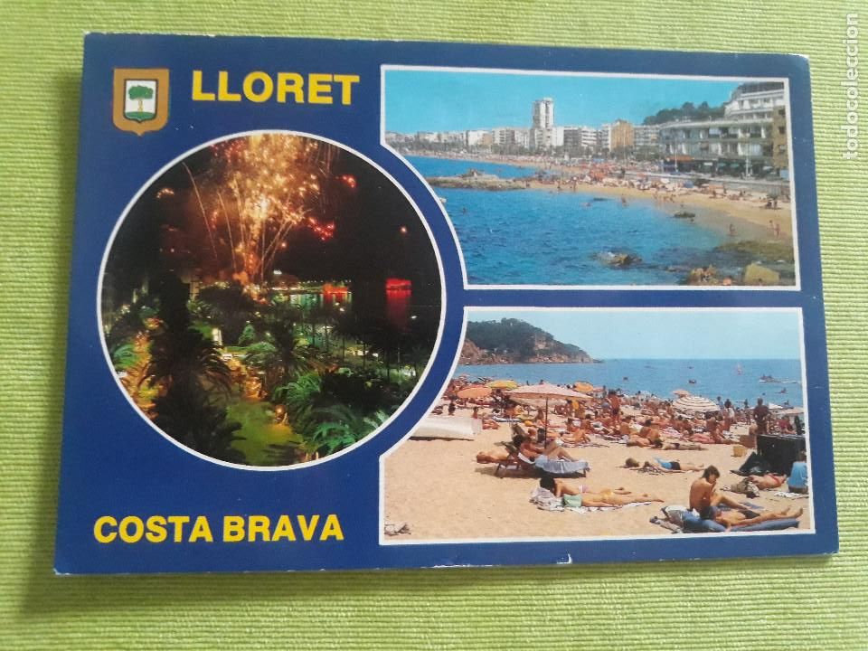Postales: Costa Brava - Lloret de Mar - A&ntilde;o 1992 - Foto 1