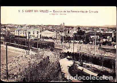 Postais: POSTAL SANT CUGAT DEL VALLES ESTACION DE LOS FERROCARRILES