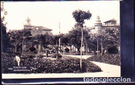 Cartes Postales: POSTAL FOTOGRAFICA SANT FELIU DE GUIXOLS JARDINES PUBLICOS