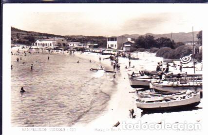 Cartes Postales: POSTAL FOTOGRAFICA SANT FELIU DE GUIXOLS PLAYA DE SAN T POL FOT. GASSO