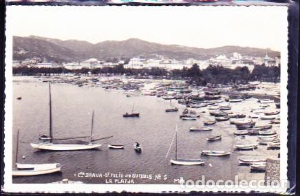 Cartes Postales: POSTAL FOTOGRAFICA SANT FELIU DE GUIXOLS LA PLATJA