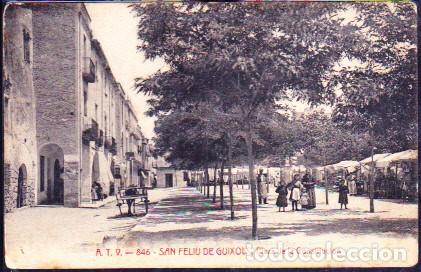 Cartoline: POSTAL SERIE ATV SANT FELIU DE GUIXOLS PLAZA DE LA CONSTITUCION
