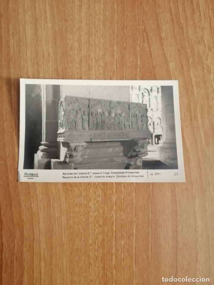 Postkarten: POSTAL POBLET SEPULCRO DE LA INFANTA D.JUANA DE ARAGON CONDESA DE AMPURIAS SIN CIRCULAR
