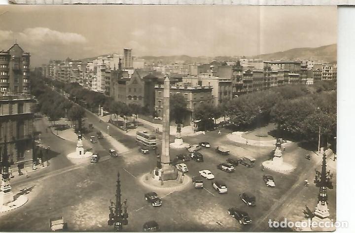 Postales: BARCELONA AVENIDA GENERALISIMO ESCRITA - Foto 1
