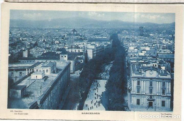 Postales: BARCELONA RAMBLAS SIN ESCRIBIR - Foto 1