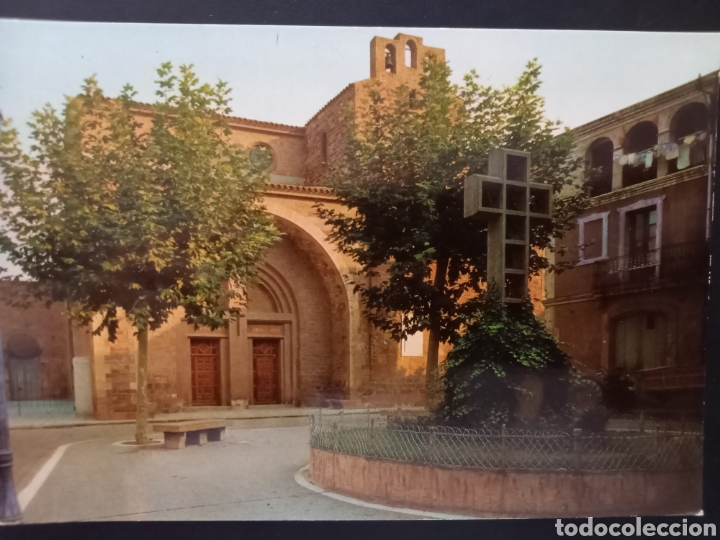Postales: Postal de . martorell. Plaza de la iglesia. - Foto 1
