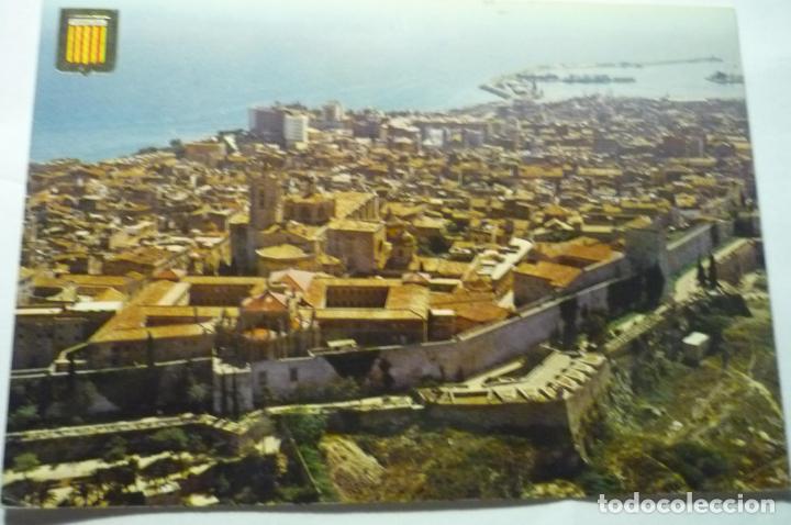 Postales: POSTAL TARRAGONA.-PARCIAL CATEDRAL Y MURALLAS