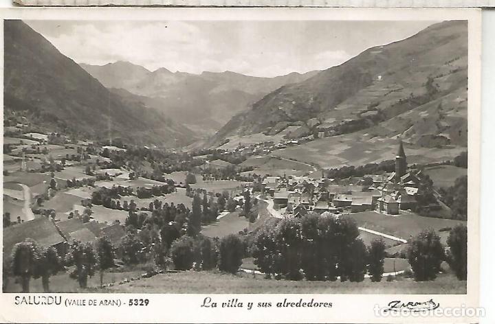 Postales: LLEIDA VALLE DE ARAN SALURDU ESCRITA - Foto 1