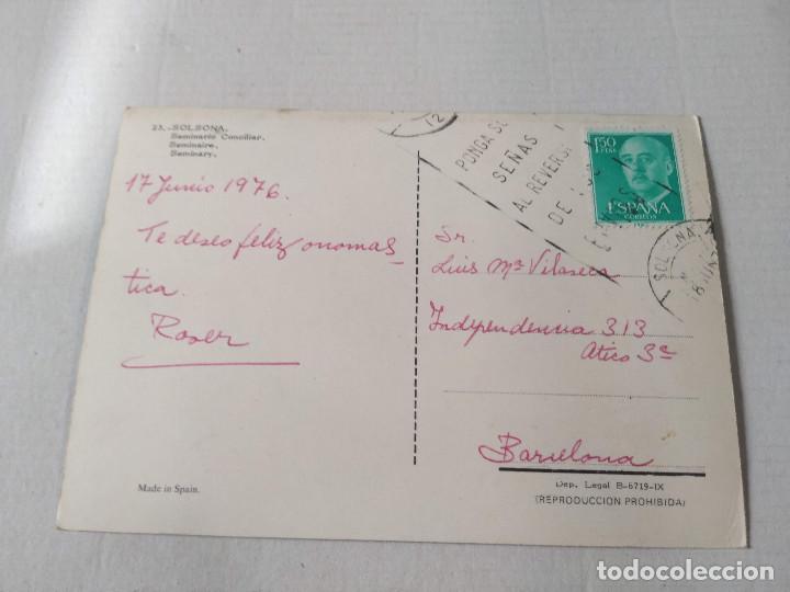 Postales: EL SOLSON&Egrave;S - POSTAL SOLSONA - SEMINARIO CONCILIAR - Foto 2