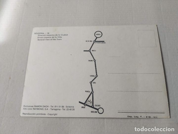 Postales: EL SOLSON&Egrave;S - POSTAL SOLSONA - DIVERSOS ASPECTOS DE LA CIUDAD - Foto 2
